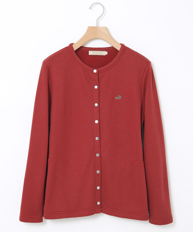 スナップボタン カーディガン