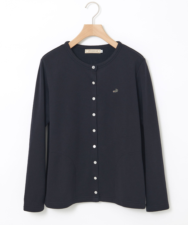 スナップボタン カーディガン