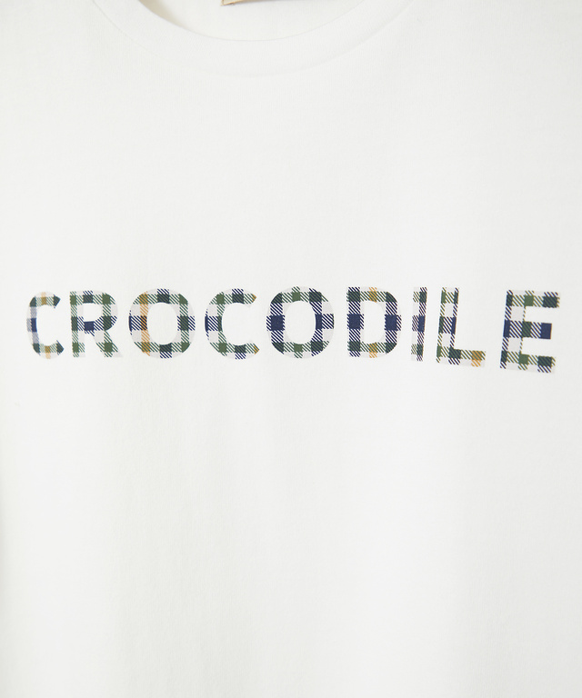 クロコダイルタータン プリント Tシャツ