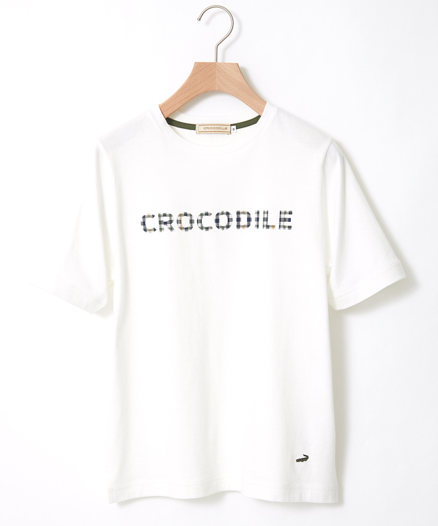 クロコダイルタータン プリント Tシャツ