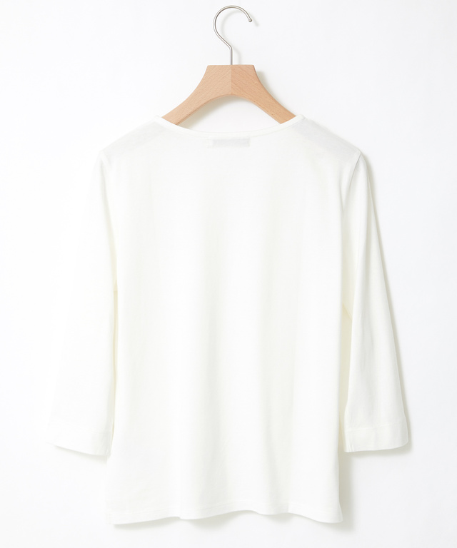 セルロースコットン 七分袖 Tシャツ【吸汗速乾】