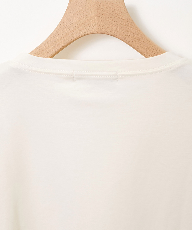 小花柄 プリント 長袖Tシャツ