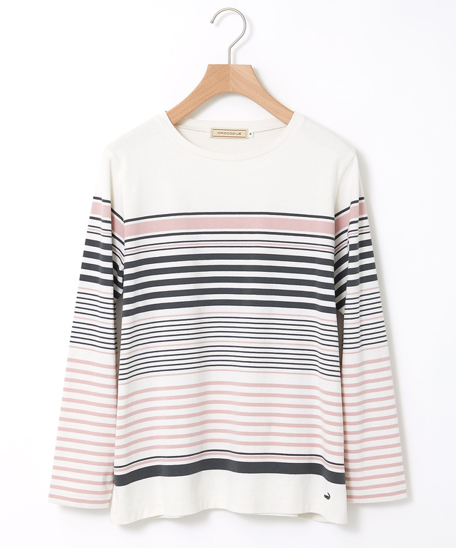 マルチボーダー 長袖 Ｔシャツ