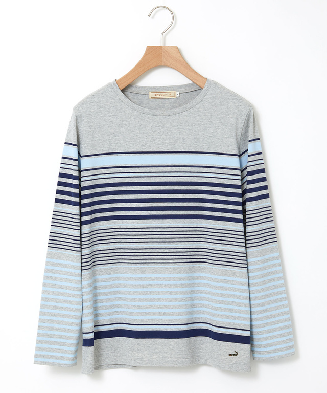 マルチボーダー 長袖 Ｔシャツ