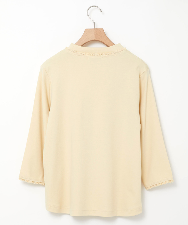 ストレッチレース 七分袖 Tシャツ