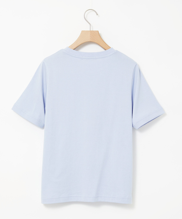コットン フラワープリント Tシャツ