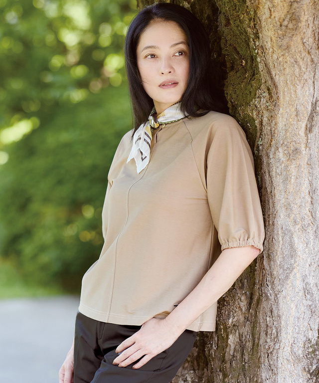 ツイルジャカード プルオーバー