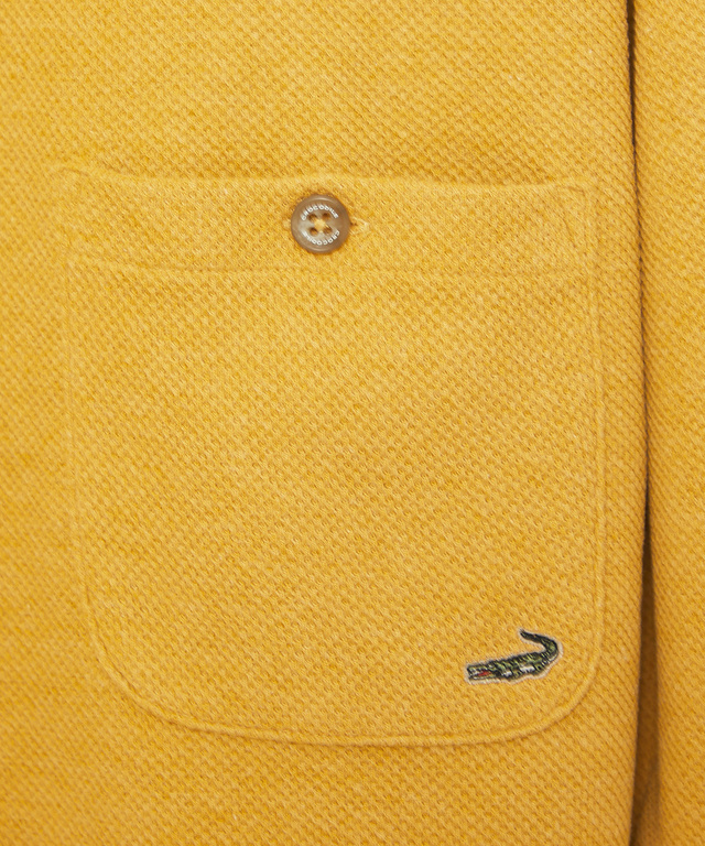 杢調 クルーネック カーディガン