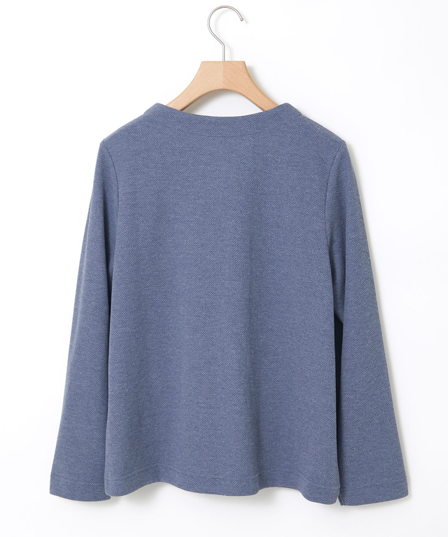 杢調 クルーネック カーディガン