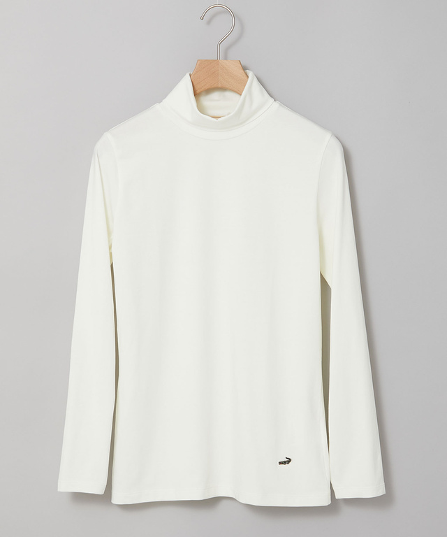 天竺 タートルネック プルオーバー