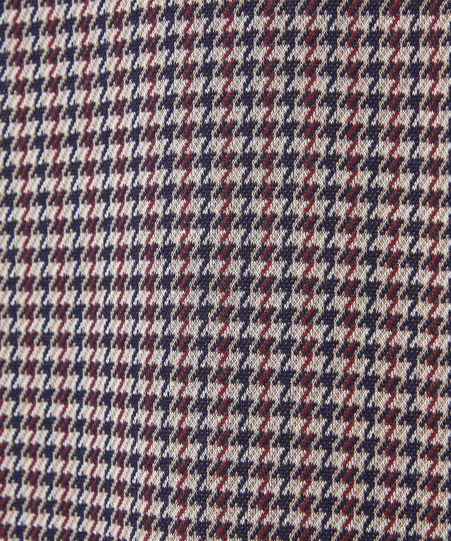 柄切り替え カット カーディガン