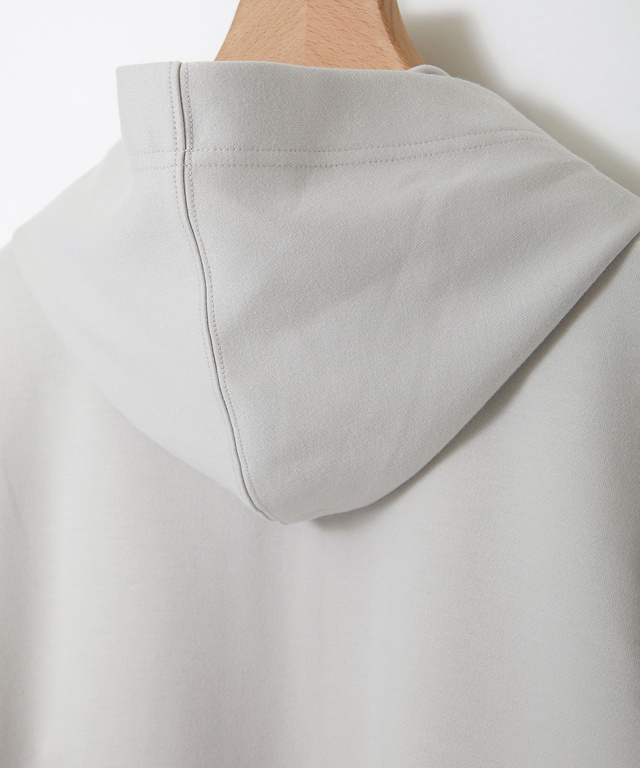  ボタン開き パーカー