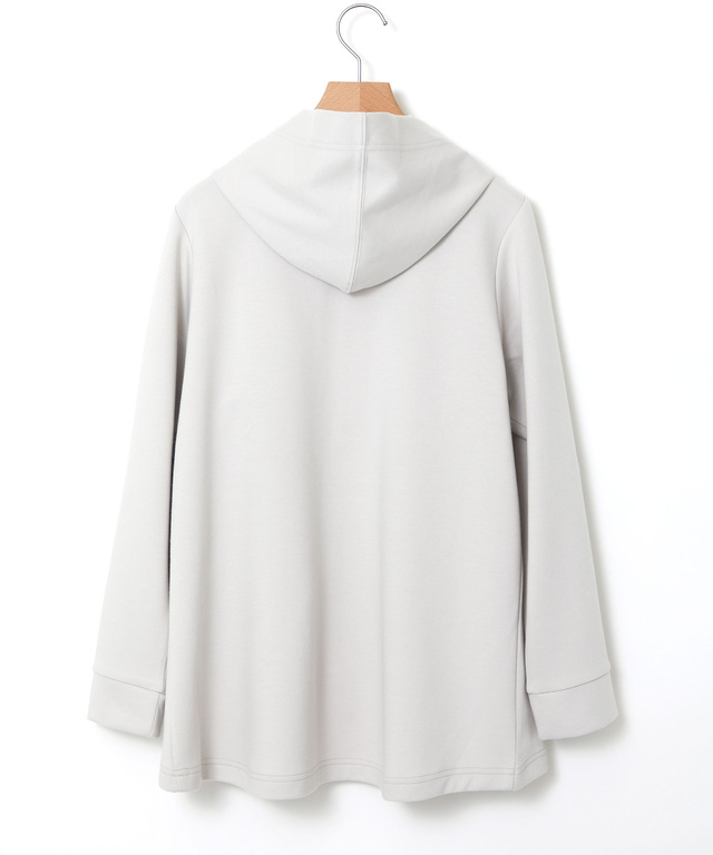  ボタン開き パーカー