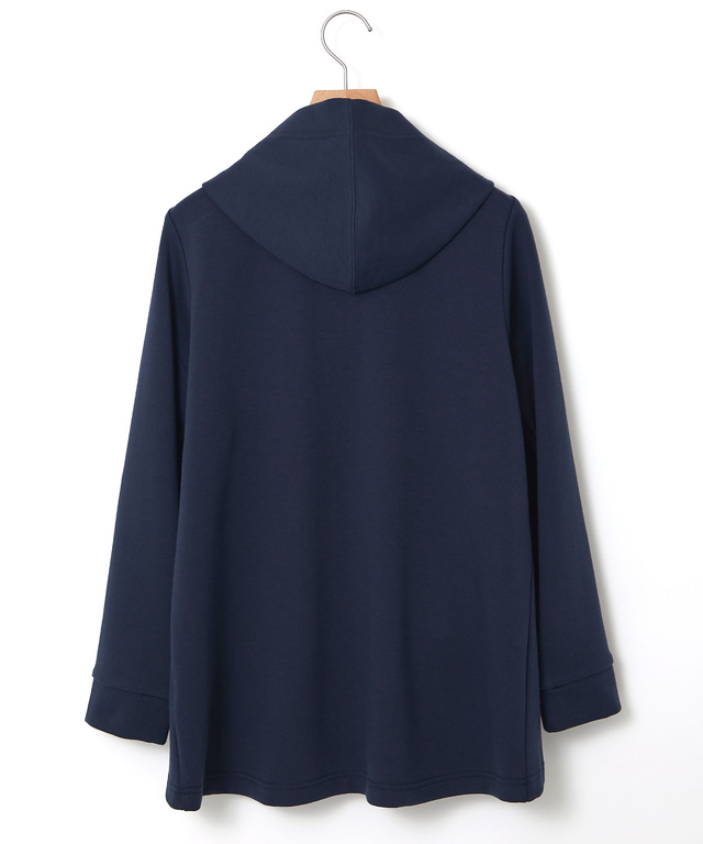  ボタン開き パーカー