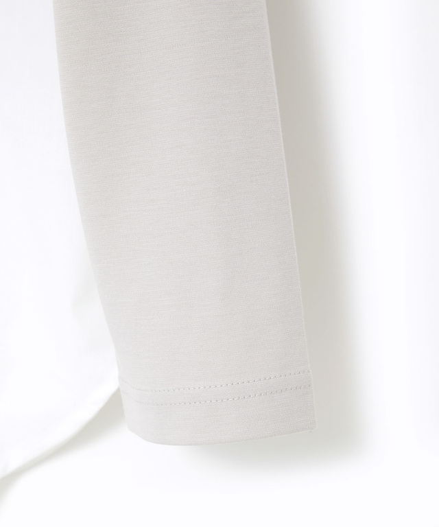 布帛ドッキング カットソー