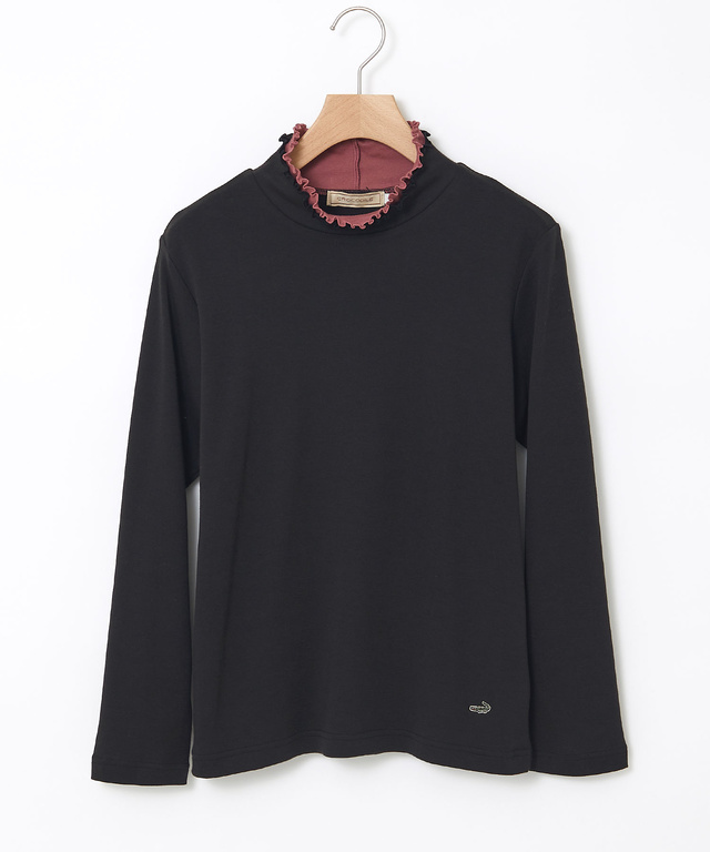 メロー ハイネック カットソー