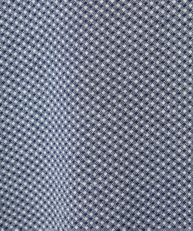 チェックジャカード ハイネックプルオーバー