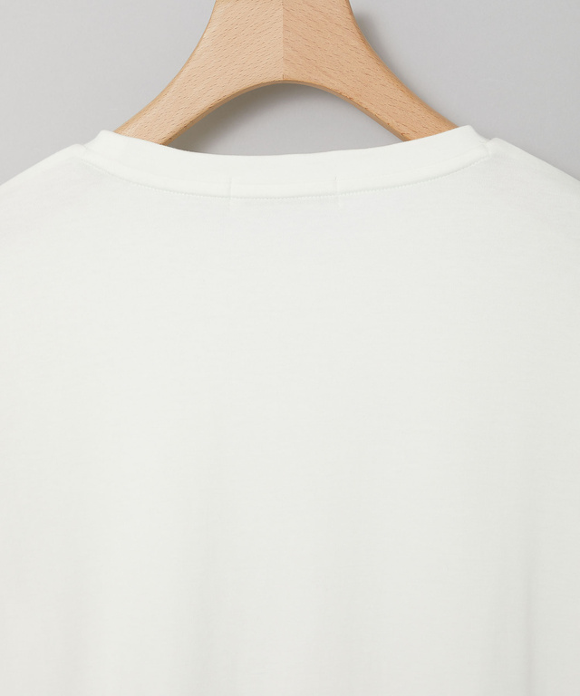 クロコモチーフ チェーンステッチ風 プリントTシャツ