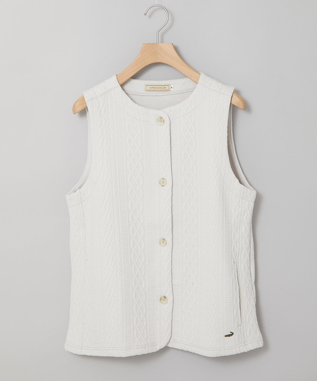 ジャカード カット ベスト