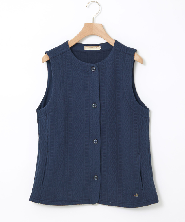 ジャカード カット ベスト