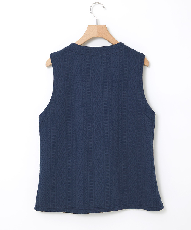 ジャカード カット ベスト