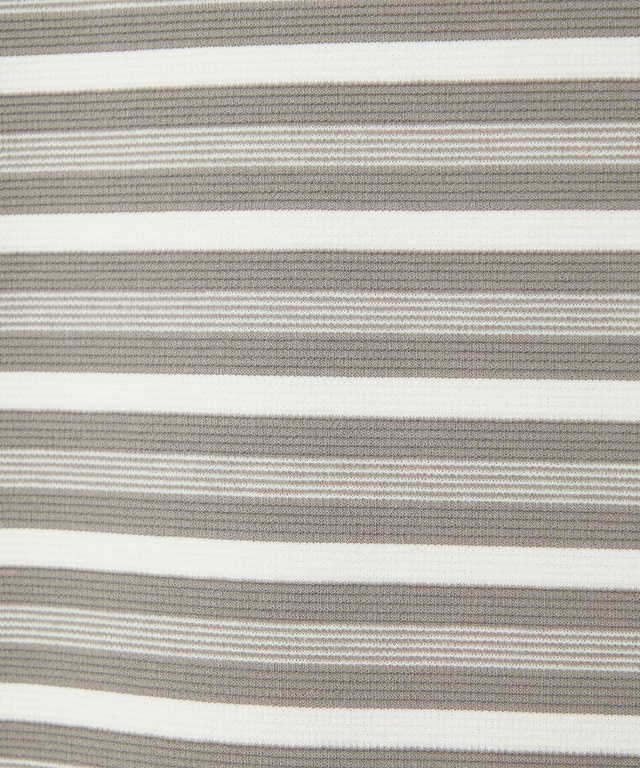 スクエアネック ボーダー プルオーバー　