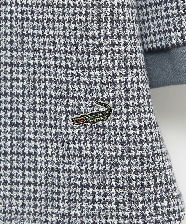 千鳥柄ドッキング デザインカットソー