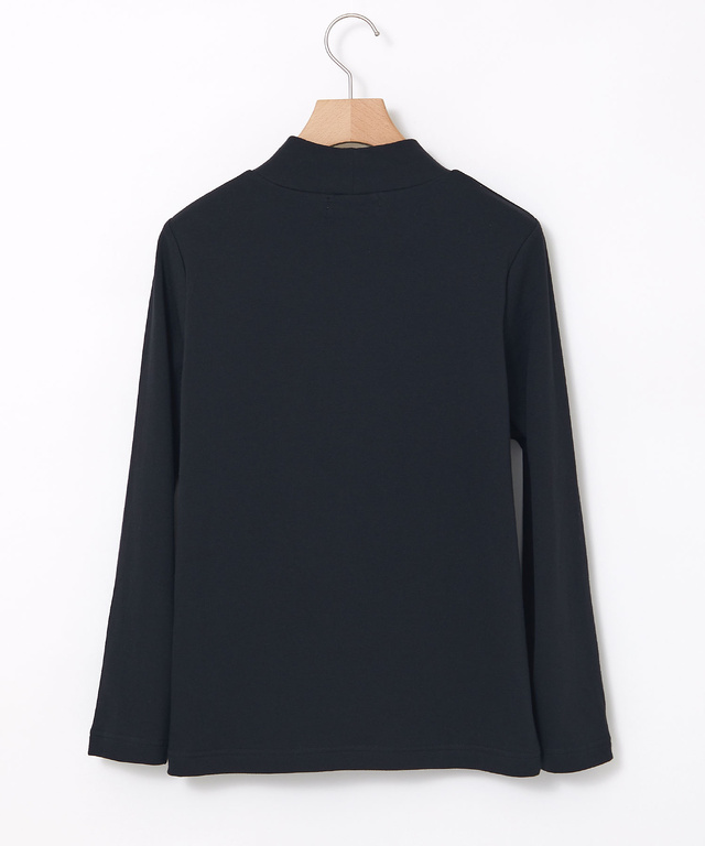 スムース ハイネック カットソー