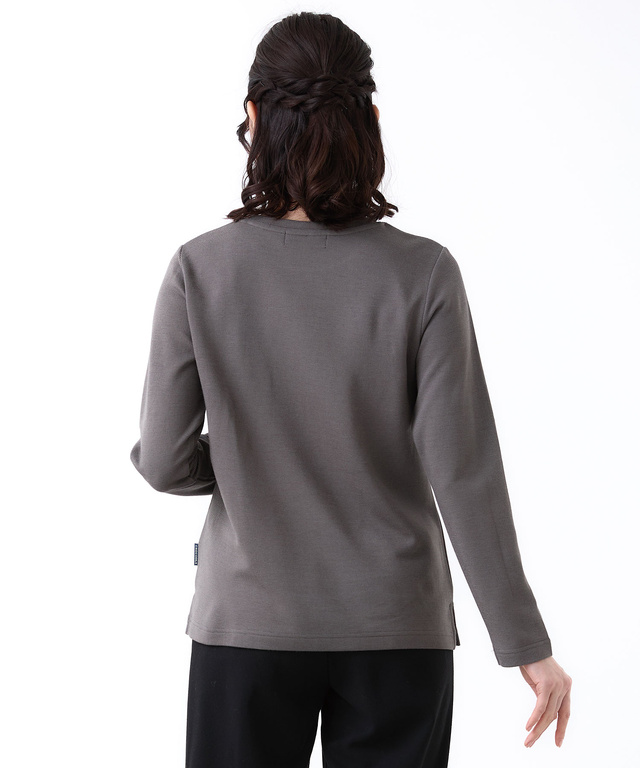 ダブルフェイス クルーネック カットソー