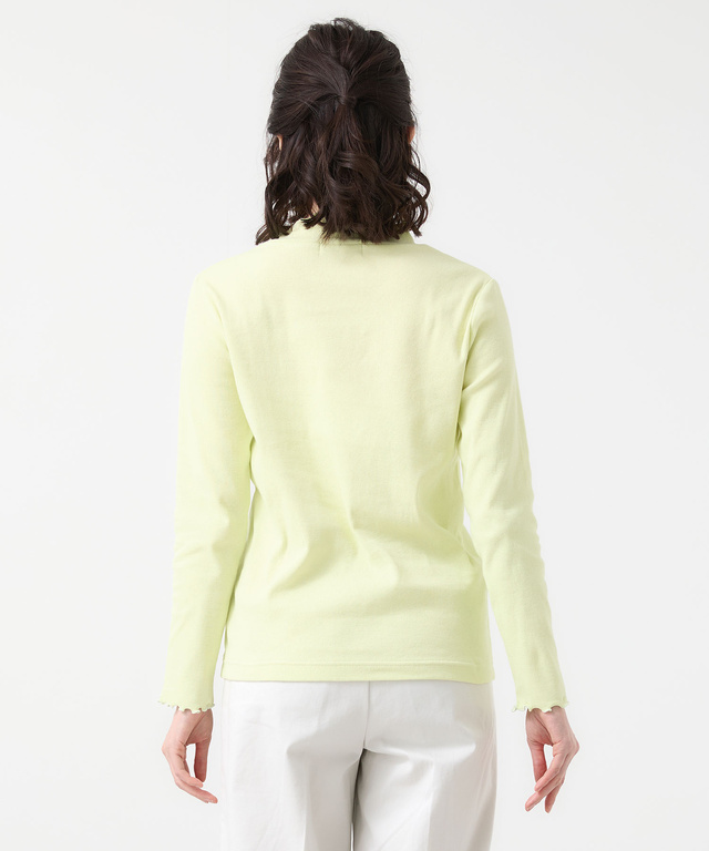 メロー ハイネック カットソー