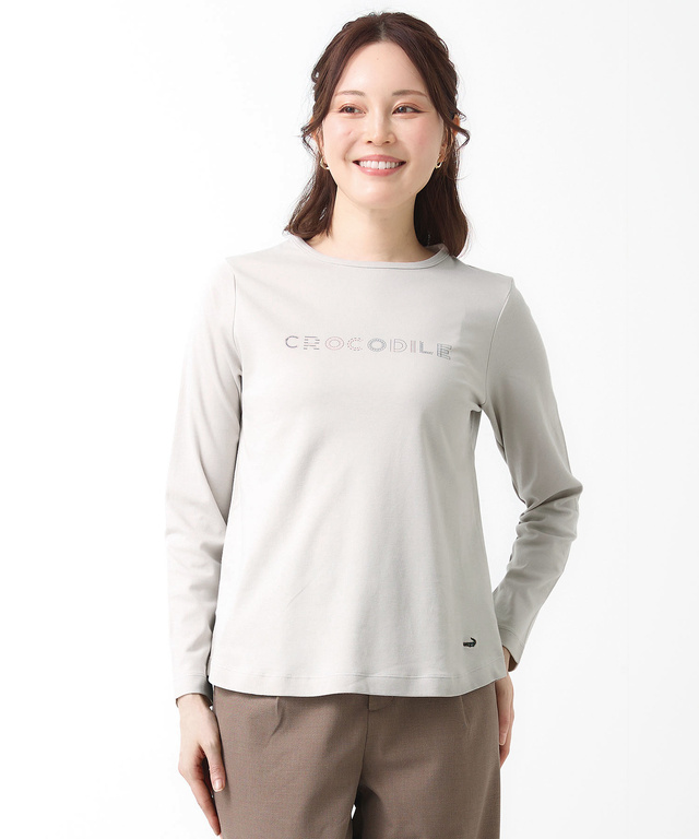 スムース ロゴプリント Tシャツ