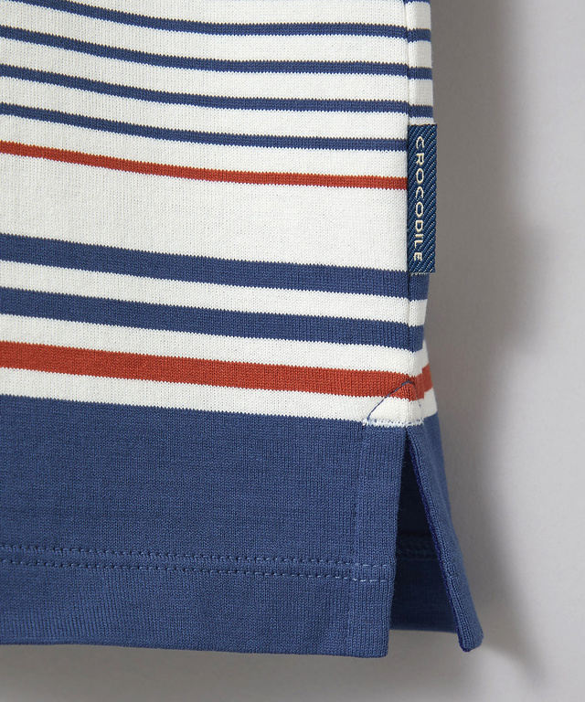 パネルボーダー 長袖 Tシャツ