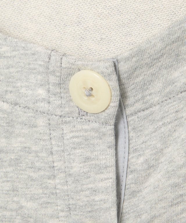 ミニ裏毛 ボタン ベスト