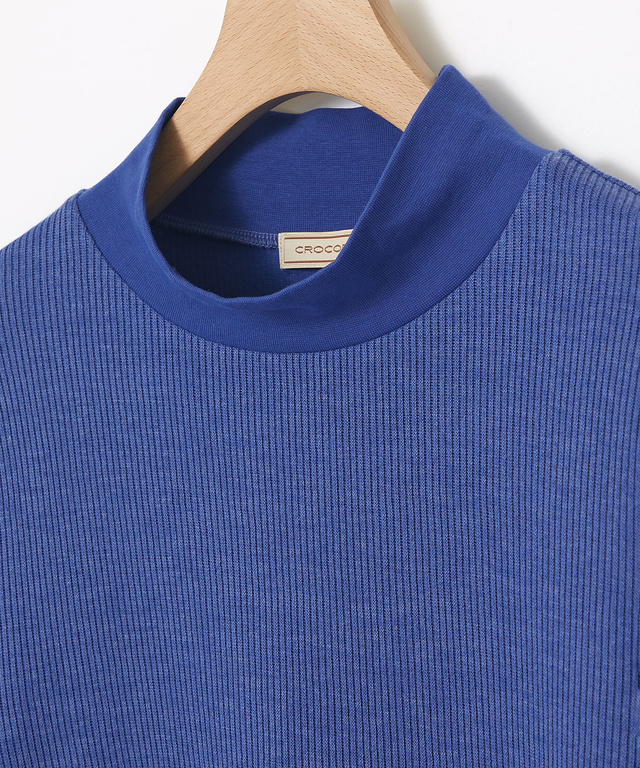 メランジリブ プルオーバー カットソー