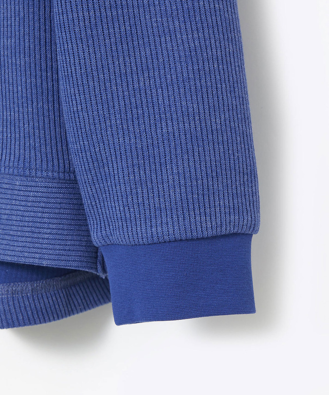 メランジリブ プルオーバー カットソー