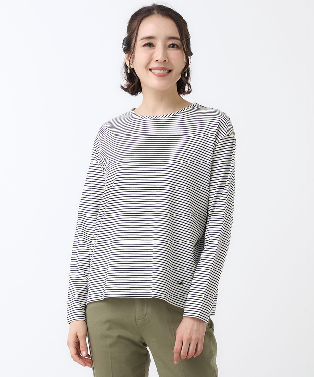 スムース ボーダー Tシャツ【オンラインショップ・一部店舗限定】