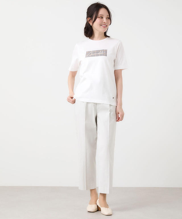 クロコダイルタータン ロゴ Tシャツ