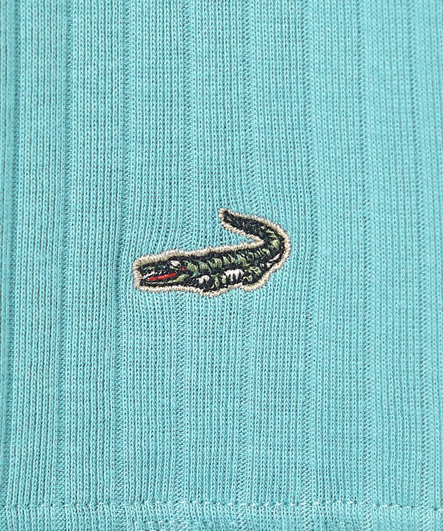 リブ ハイネック タンクトップ