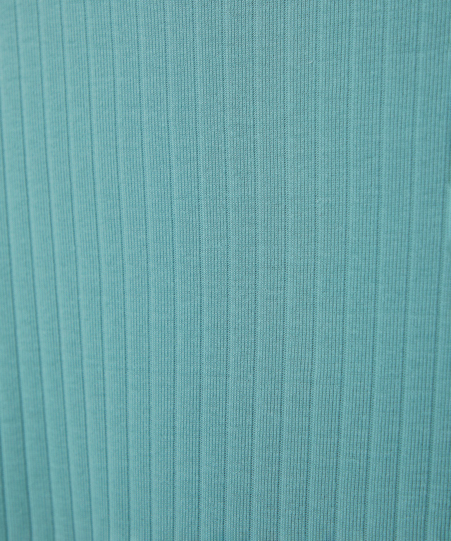 リブ ハイネック タンクトップ