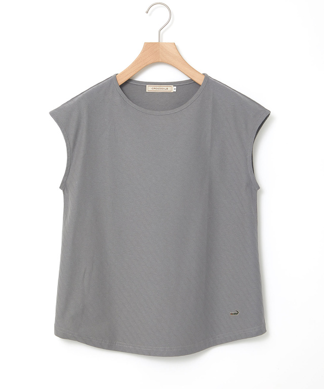 スノーコットン フレンチフリーブ カットソー【接触冷感】