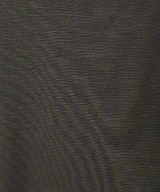 裾刺繍 スラブ天竺 Tシャツ