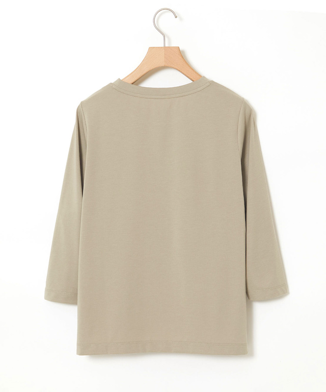 ロゴプリント 七分袖 Tシャツ