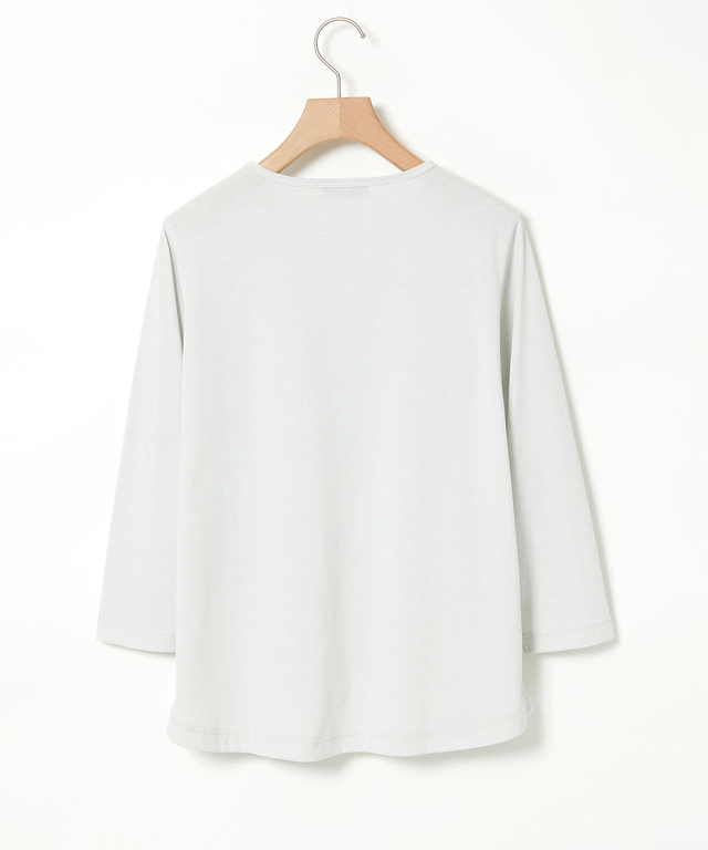 トランク柄プリント 七分袖 Tシャツ