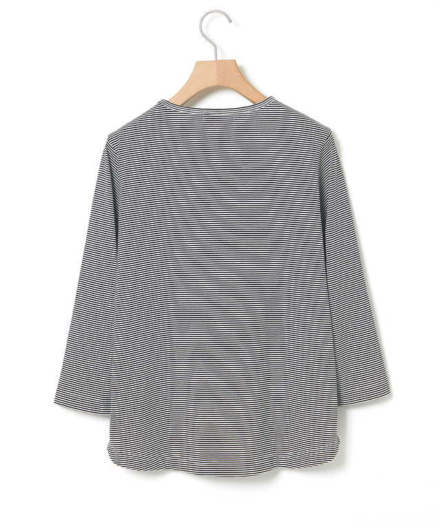 トランク柄プリント 七分袖 Tシャツ