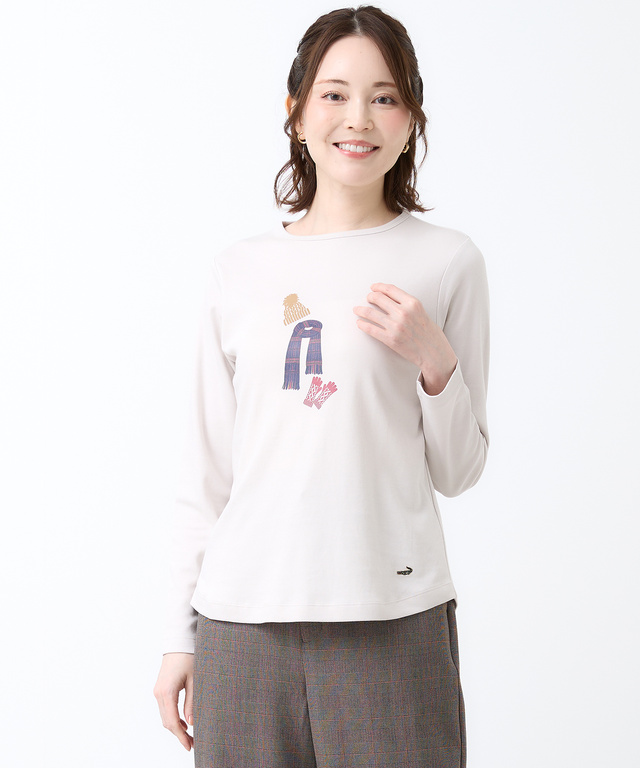 スムース プリント Tシャツ