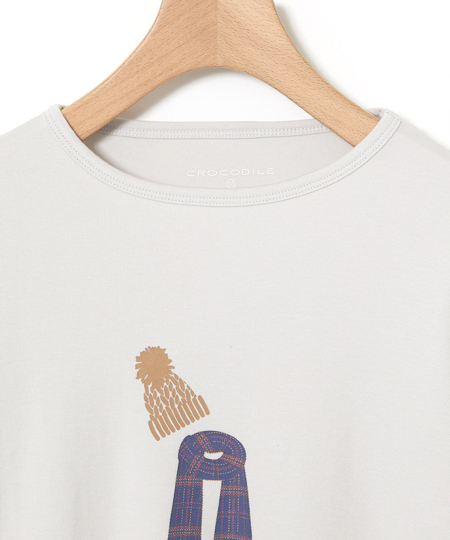 スムース プリント Tシャツ