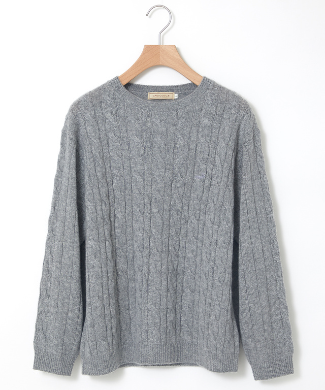 カシミヤ ケーブル プルオーバーニット【一部店舗限定】