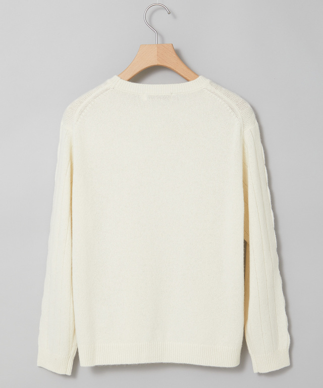 カシミヤ ケーブル プルオーバーニット【一部店舗限定】