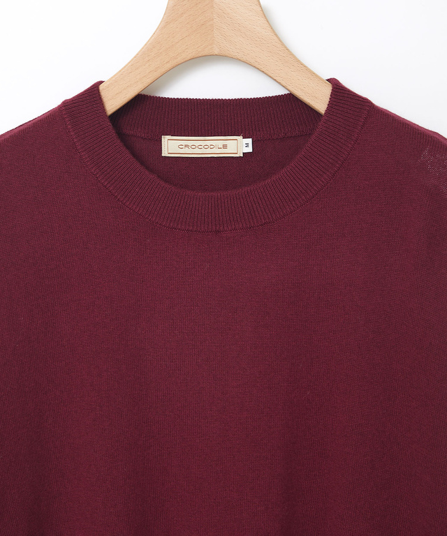 ウールブレンド ポンチョ風 ニット ベスト【手洗いOK】