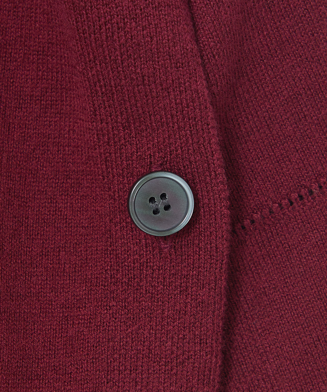 ウールブレンド ポンチョ風 ニット ベスト【手洗いOK】